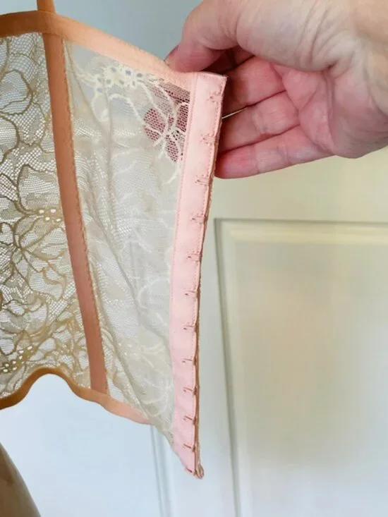 Victorias Secret Y2k Angels Corset Pink Lace Bustier Coquette Fairycore Top 36C - Picture 10 of 14